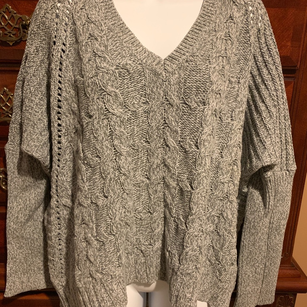 Grey Express Sweater. Size Large.